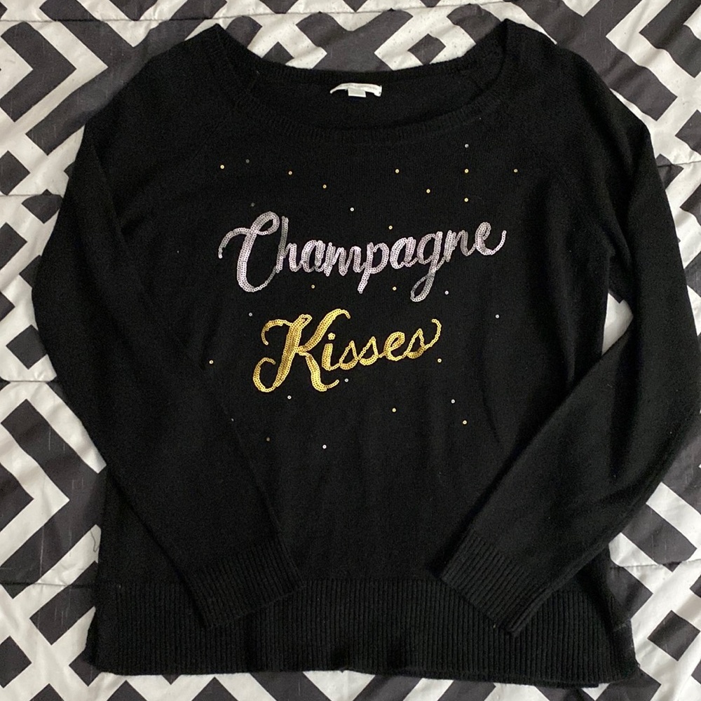 NY & Company “Champagne Kisses” Sweater